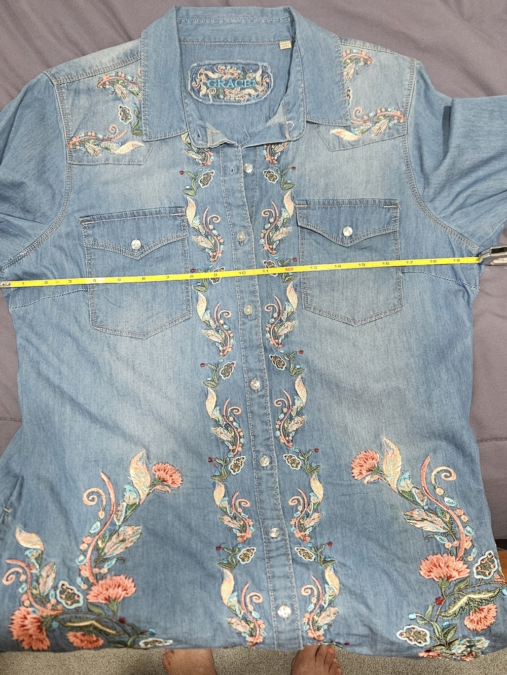 GRACE Denim Dress - Picture 5 of 5